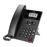Teléfono IP Poly VVX 150, 2 líneas, alimentación a través de Ethernet, SKU 911N0AA