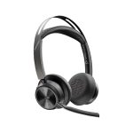 Auriculares HP Poly Voyager Focus 2 con certificación Microsoft Teams, adaptador USB-C/A y SKU 9T9J4AA