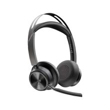 Auriculares HP Poly Voyager Focus 2 con certificación Microsoft Teams, adaptador USB-C/A y SKU 9T9J4AA