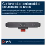 Barra de vídeo USB Poly Studio R30 con control remoto Bluetooth, incluye SKU 9U3T1AA, ideal para videoconferencias