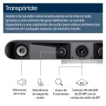 Barra de video Poly Studio V52 TAA sin radio ni cable de alimentación, SKU A09DBAA#AC3, para equipos de videoconferencia