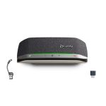 Altavoz Poly Sync 20+ con adaptador USB-C/A, ideal para conferencias, SKU B95VKAA#AC3