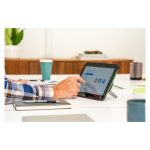 Soporte de cristal blanco Poly TC10 para equipos de videoconferencia, SKU 874P6AA