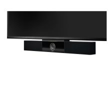 Soporte de montaje en pared para Poly Studio USB, SKU 875S0AA. Ideal para equipos de videoconferencia con ajuste flexible para mejor posicionamiento.