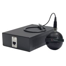 Matriz de micrófonos IP de techo Poly con conectividad avanzada y diseño eficiente, SKU 875S1AA