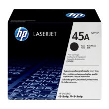 Cartucho original de tóner HP LaserJet 45A negro con alto rendimiento, SKU Q5945A