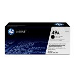 Cartucho de tóner original HP LaserJet 49A, color negro, con alto rendimiento y calidad superior, SKU Q5949A