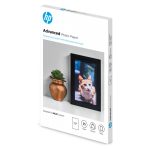 HP Papel fotográfico satinado con brillo Advanced, 10 x 15 cm, sin bordes, paquete de 25 hojas, SKU Q8691A