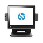 Ordenador HP RP7 7800 G850 Todo-en-Uno con pantalla táctil de 15 pulgadas, resolución 1024 x 768, color negro. SKU: T0E95EA