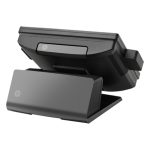 Ordenador HP RP7 7800 G850 Todo-en-Uno con pantalla táctil de 15 pulgadas, resolución 1024 x 768, color negro. SKU: T0E95EA