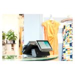 HP Sistema para minoristas RP7, modelo 7800, con pantalla táctil y diseño elegante, SKU T0F00EA