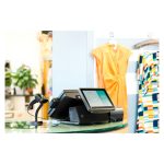 HP Sistema para minoristas RP7, modelo 7800, con pantalla táctil y diseño elegante, SKU T0F00EA