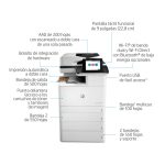Impresora multifunción HP Color LaserJet Enterprise M776dn, alta velocidad de impresión, SKU T3U55A#B19