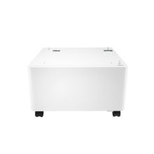 HP soporte de la impresora diseñado para impresoras LaserJet, SKU T3V28A, compacto y con almacenamiento adicional para optimizar el espacio