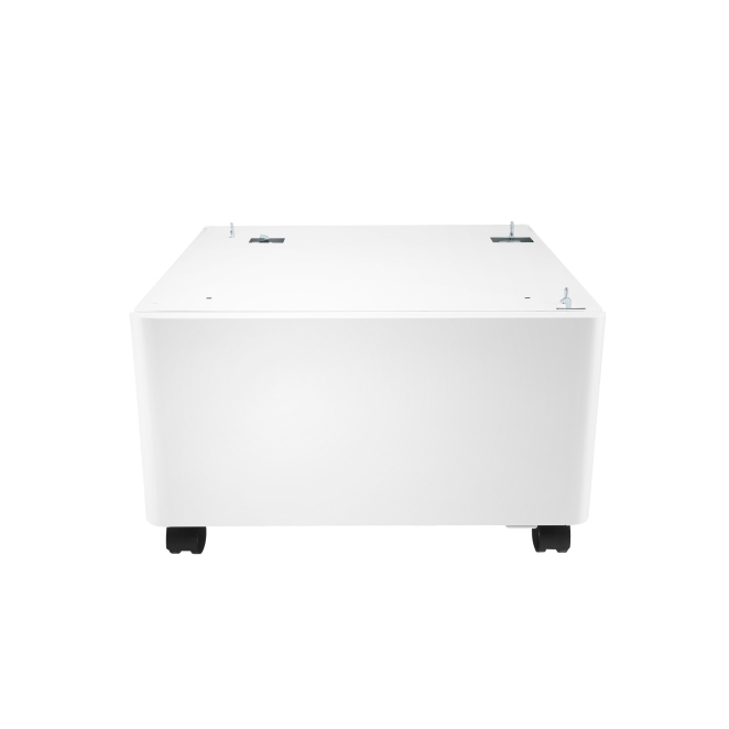 HP soporte compacto para LaserJet con almacenamiento adicional HP soporte de la impresora diseñado para impresoras LaserJet, SKU T3V28A, compacto y con almacenamiento adicional para optimizar el espacio
