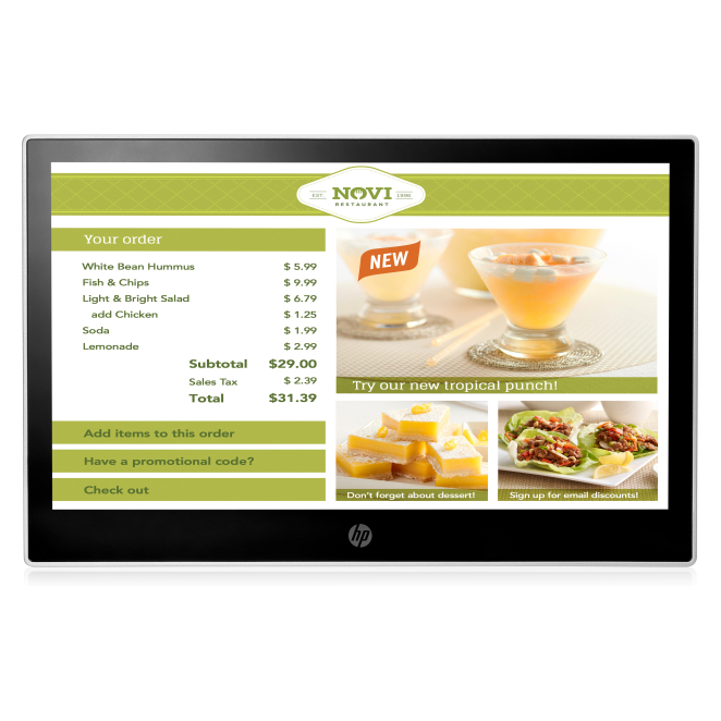 HP Monitor táctil L7014t 14'' para minoristas HP Monitor táctil modelo L7014t de 14 pulgadas, ideal para minoristas, SKU T6N32AA