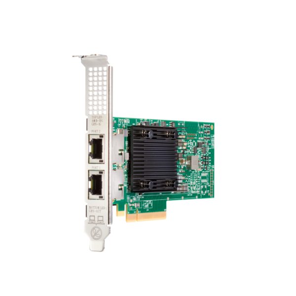 Imagen del adaptador de red HPE Ethernet de 10Gb con 2 puertos BASE-T, modelo BCM57416, SKU 813661-B21