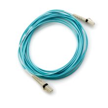 HPE cable de fibra óptica multi-modo LC a LC de 0.5 metros, OM3, SKU AJ833A. Ideal para centros de datos.