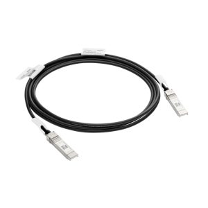 Cable HPE Aruba Direct Attach 10G SFP+ a SFP+ 3 metros SKU J9283D, ideal para centros de datos.