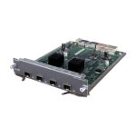 Módulo conmutador de red HPE 5800 con 4 puertos 10GbE SFP+, soporta Ethernet rápido y Gigabit Ethernet. SKU JC091A