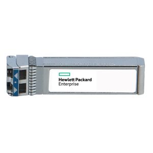 Transceptor óptico HPE Aruba Networking X130 10G SFP+ LC LR, SKU JD094B, ideal para largas distancias y alta velocidad.
