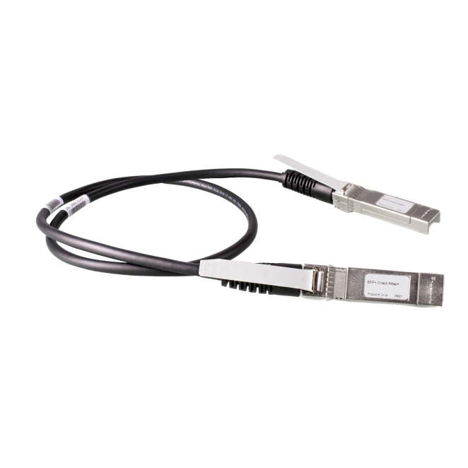 HPE Aruba X240 Cable SFP+ 10G 0.65m DAC HPE Aruba Networking X240 10G SFP+ SFP+ DAC Cable de 0.65 metros, SKU JD095C.
