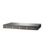 HPE Aruba Networking 2930F 48G 4SFP+ Switch, modelo JL254A, con 48 puertos Gigabit y 4 puertos SFP+ diseñado para redes empresariales avanzadas.