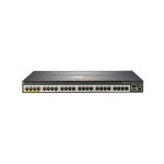 HPE Aruba Networking 2930M 24 Smart Rate PoE+ 1-slot Switch with SKU JL324A. Suitable for high-performance environments, featuring Power over Ethernet Plus.