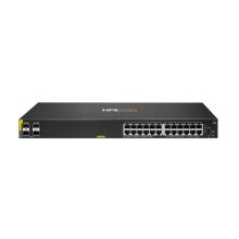 HPE Aruba Networking CX 6100 24G con PoE, 4SFP+ y 370W, SKU JL677A, adecuado para redes empresariales
