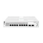 Switch de red HPE Aruba Networking Instant On con 8 puertos gigabit, 2 puertos SFP y capacidad PoE de 124W, SKU JL681A