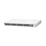 HPE Aruba Networking Instant On Switch con 48 puertos Gigabit, 4 puertos SFP+ y potencia PoE de 370W, SKU JL686B