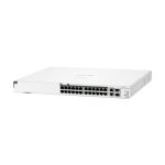 HPE Aruba Networking Instant On Switch 20p Gigabit CL4, 4p Gigabit CL6 PoE, 2p 10GBT, 2p SFP+, 370W, SKU JL807A