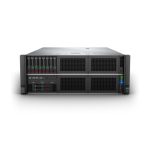 Vista frontal del servidor HPE ProLiant DL580, modelo de bastidor (4U) con procesador Intel Xeon Platinum a 2,4 GHz, memoria de 512 GB DDR4-SDRAM y fuente de alimentación de 1600 W, SKU P05671-B21