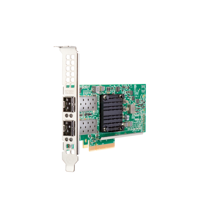 HPE Tarjeta de Red 10Gb 2 Puertos con Conector SFP+ HPE Ethernet 10Gb 2-port 537SFP+ con conectividad Ethernet y fibra a 10000 Mbit/s, SKU: P08421-B21