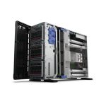 Servidor HPE ProLiant ML350 Gen10 4208 1P con 16 GB de RAM, controlador E208i-a, 4 bahías LFF y fuente de alimentación redundante de 500W. SKU P11050-421.