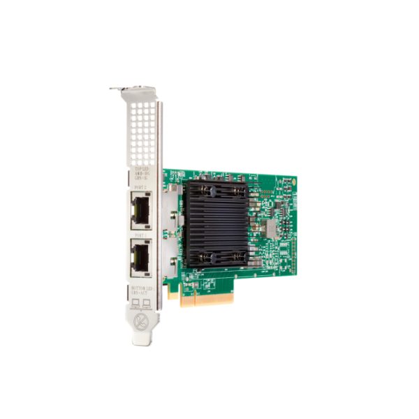 HPE ProLiant DL385 Gen11 servidor 0 GB Bastidor (2U) AMD EPYC E-2224 2,5 GHz 32 GB DDR5-SDRAM 1000 W 67 HPE Broadcom BCM57416 Ethernet adapter with 10Gb 2-port BASE-T, product code P26253-B21, ensuring high-speed network connectivity.