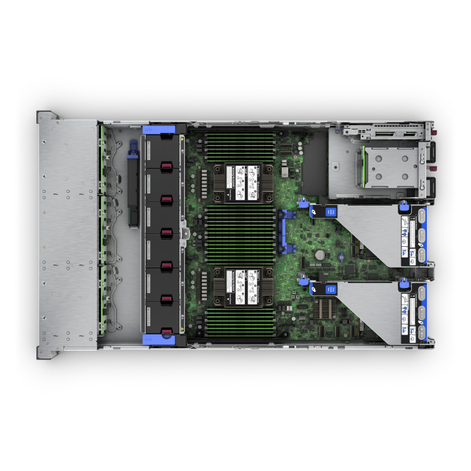 HPE ProLiant DL380 Gen11 5415+ 2.9GHz 8-core 1P 32GB-R MR408i-o NC 8SFF 1000W PS Server 5 HPE ProLiant DL380 Gen11 5415+ módulos y detalles