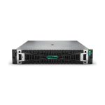 Vista del HPE DL345 servidor con procesador AMD EPYC 9124, operando a 2,7 GHz, 32 GB de memoria DDR5-SDRAM y fuente de poder de 800 W, SKU P58792-B21