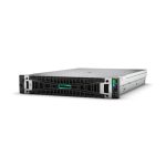 Vista del HPE DL345 servidor con procesador AMD EPYC 9124, operando a 2,7 GHz, 32 GB de memoria DDR5-SDRAM y fuente de poder de 800 W, SKU P58792-B21