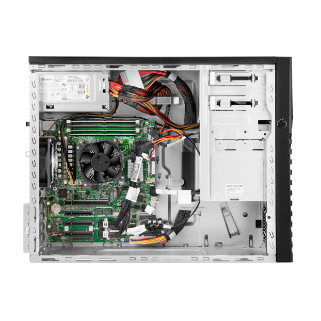 HPE ProLiant ML30 Gen11 E-2434 3.4GHz 4c 1P 32GB-DR 8SFF VROC 2x480GB SATA SSD 800W RPS EU Server 3 HPE ProLiant ML30 Gen11 para pequeñas empresas