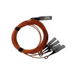 HPE cable activo óptico 40GbE QSFP+ a 4x10GbE SFP+ de 5 metros, SKU Q9S66A, ideal para centro de datos