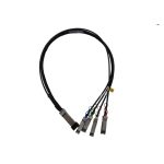 Cable de cobre HPE 100GbE QSFP28 a 4x25GbE SFP28 1m, SKU: Q9S72A
