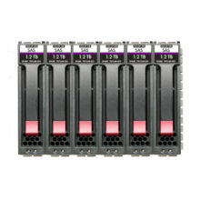 HPE MSA bundle de 6 discos duros con 60TB SAS 12G Midline 7.2K y factor de forma LFF (3.5 pulgadas), SKU R0Q70A