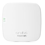 Punto de acceso HPE Aruba Networking Instant On AP11, velocidad de 867 Mbit/s, color blanco, con soporte para PoE. SKU: R2W96A