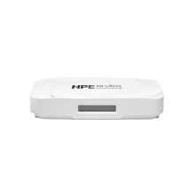Vista del HPE Aruba Networking AP-605R, punto de acceso remoto Wi-Fi 6E de triple banda, con conectividad 2x2. SKU: R8N09A