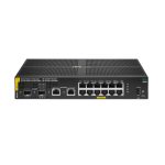 HPE Aruba Networking CX 6000 Switch con 12G Puertos Clase 4 PoE y 2G/2SFP, potencia de 139W, SKU R8N89A