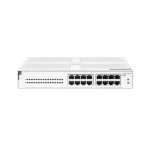 Imagen del HPE Aruba Networking Instant On Switch 16p Gigabit CL4 PoE 124W con SKU R8R48A. Ideal para redes empresariales con alta eficiencia de energía.