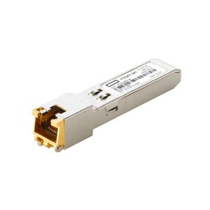 Transceptor óptico HPE Networking Instant On de 1 Gbps, compatibilidad SFP RJ45 y Cat5e hasta 100m. SKU R9D17A
