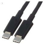 Cable HPE Aruba Networking USB-C a USB-C de 3 metros para conectar PC a Switch. SKU R9J33A.