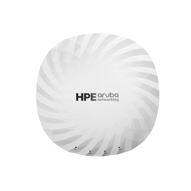 HPE Aruba Access Point Tri Radio 4x4 Wi-Fi 7 Interno HPE Aruba Networking AP-755 con antenas internas, Wi-Fi 7, Tri Radio 4x4, SKU S0H10A, en paquete de 5